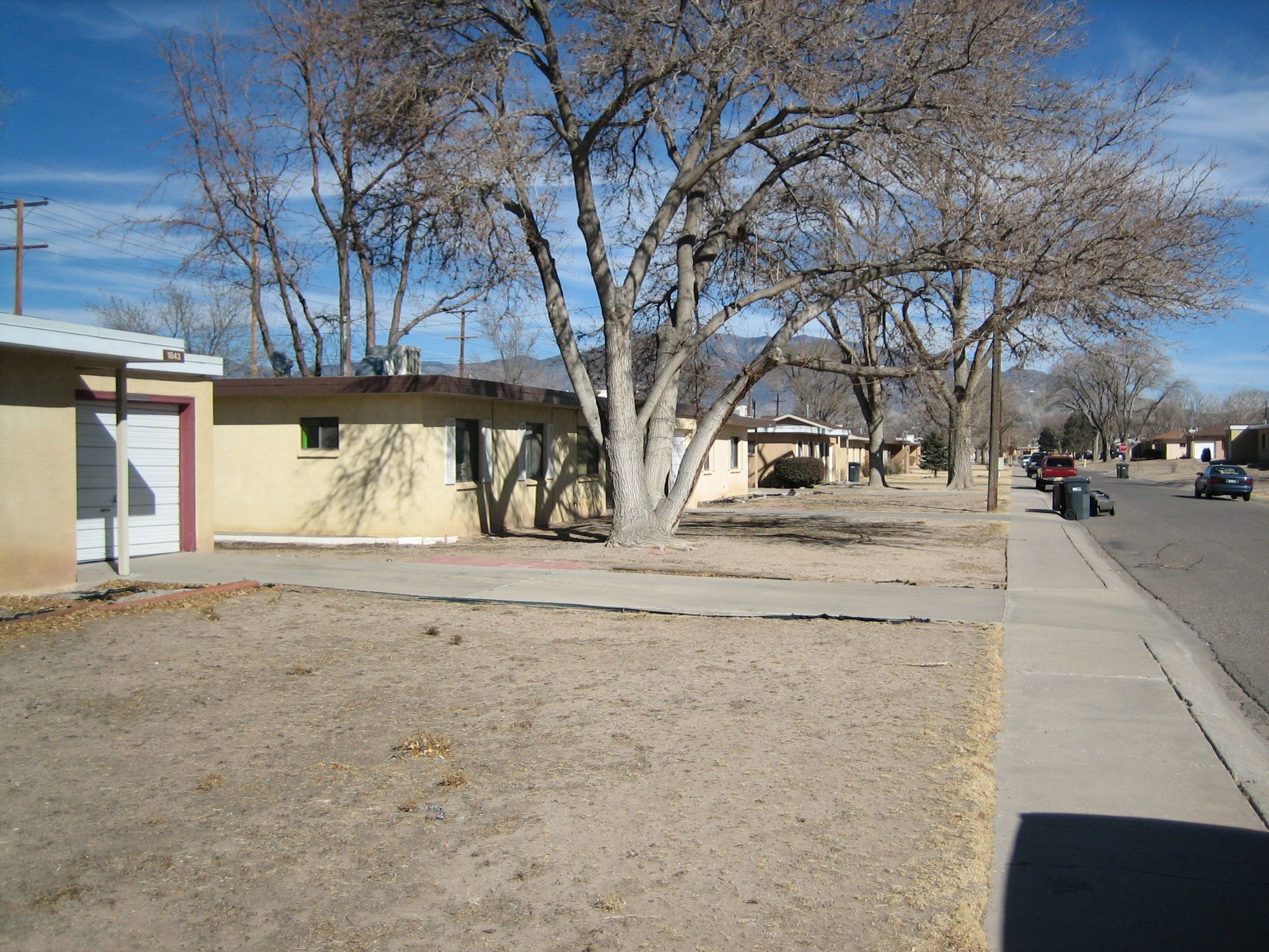 Old Base Housing - This is what the housing area looked like when I started detecting...over 750 homes, no grass to speak of and I had the place to my