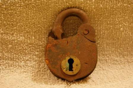 Old Padlock - One of my favorite finds in the relic category,found sometime in the late 90's early 2000's in a yard..