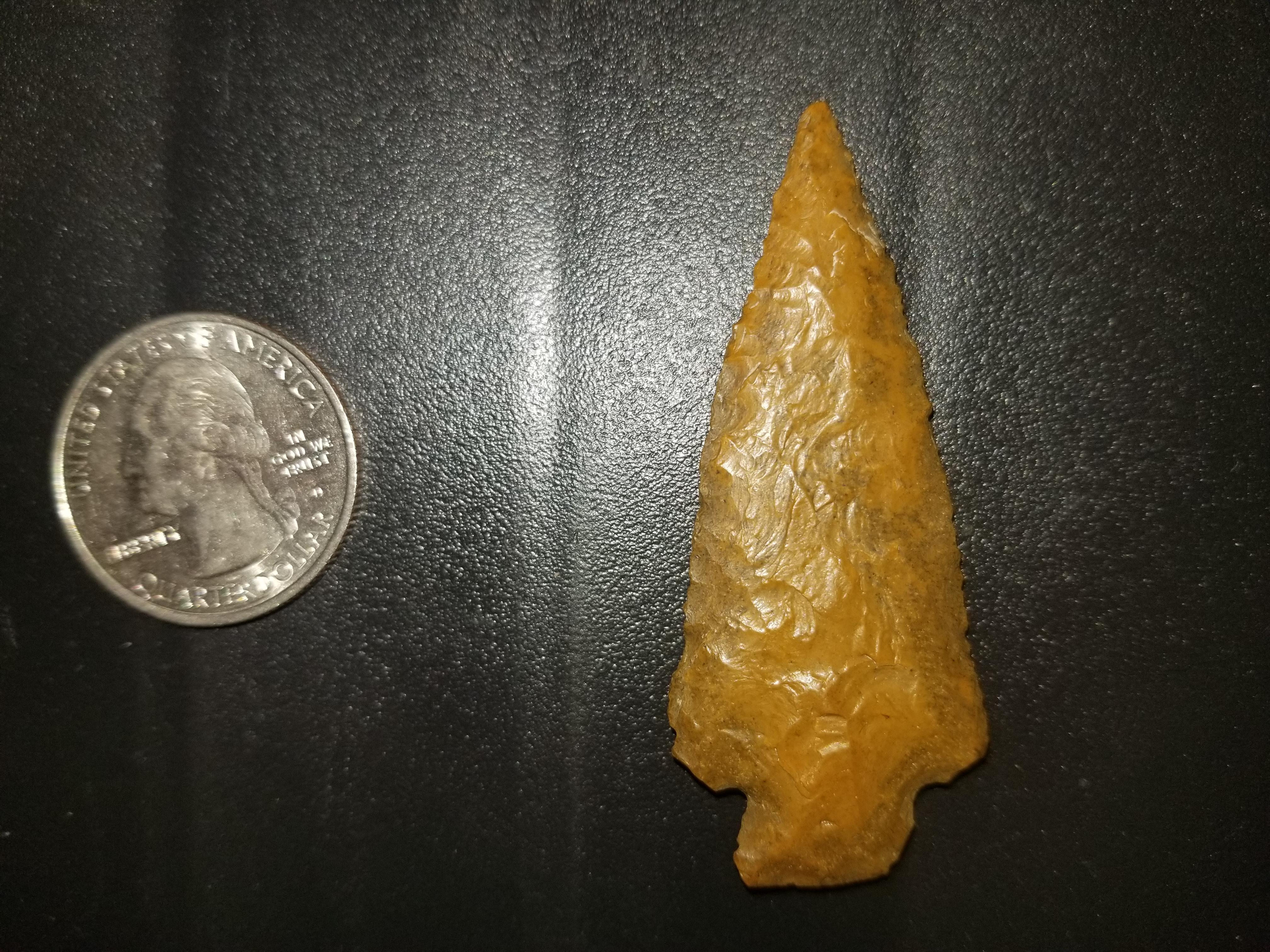 Point 4 - Medium/Small (Apple Creek?) Point Top/Down (Kentucky River Jasper?)