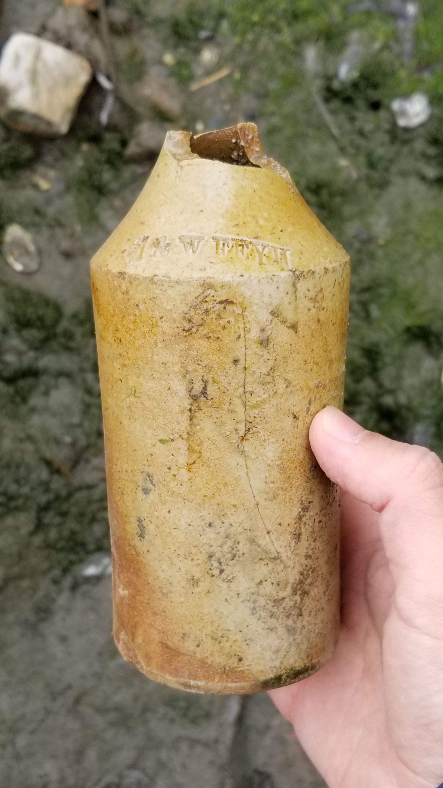 Pre-Civil War Stoneware Bottle