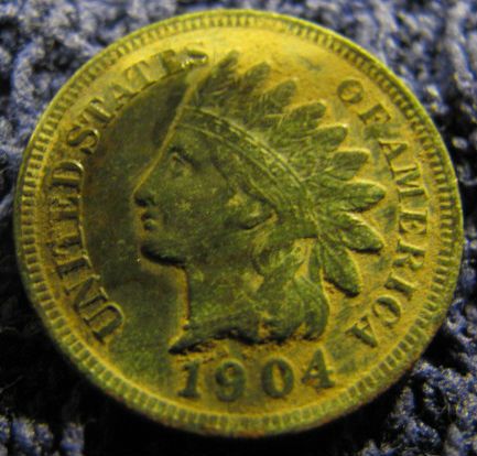 Pretty nice! 1904 Indian Head Cent, 3/17/13