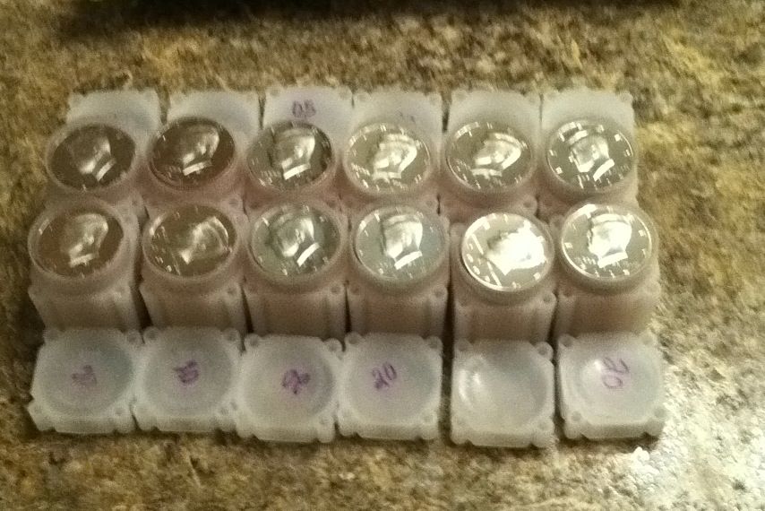 proof3  Purchased 140 in halves from bank that customer turned in.  They were all proofs