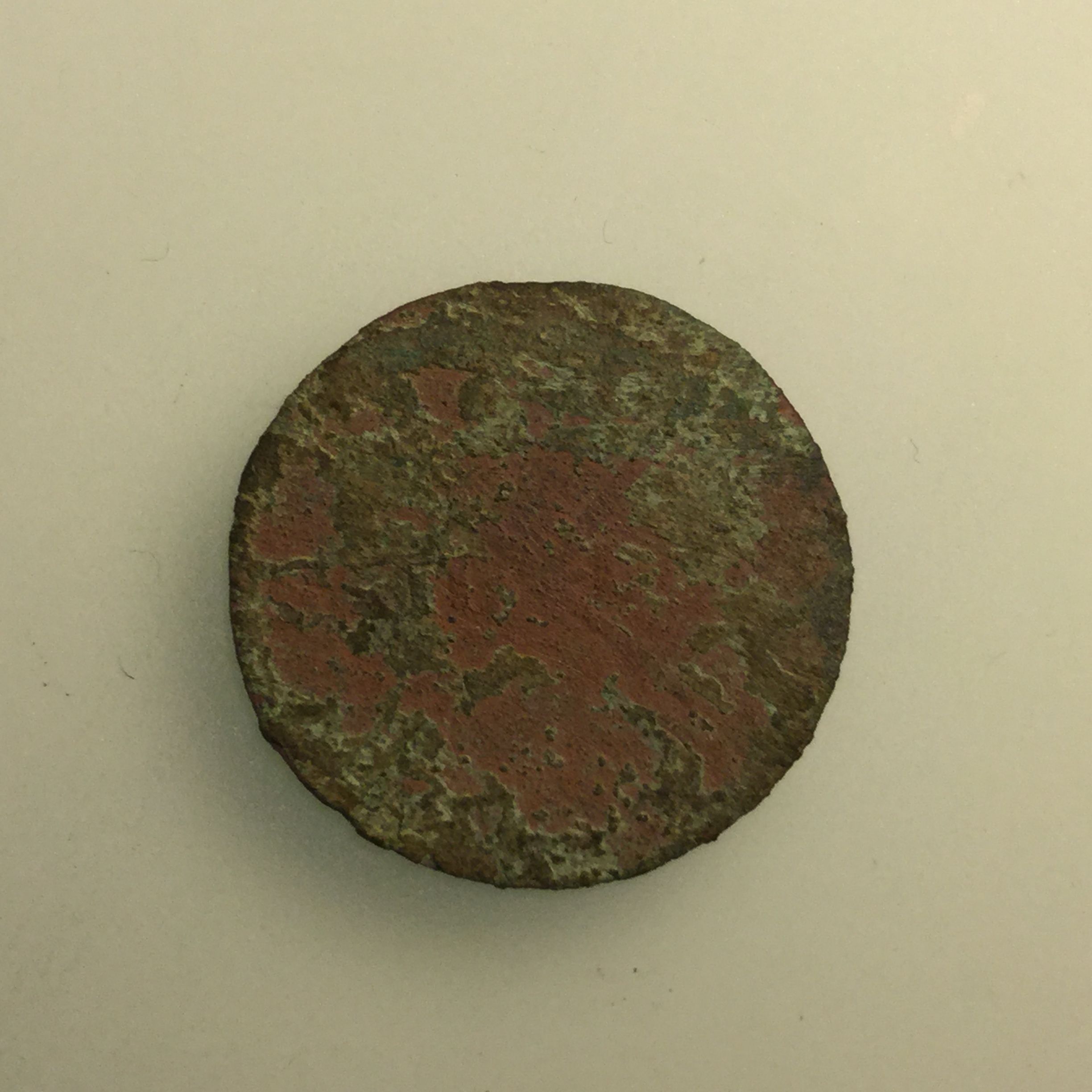 Quarter skilling 1827 (Extremely worn)