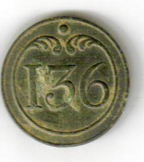 rare French button (1813)