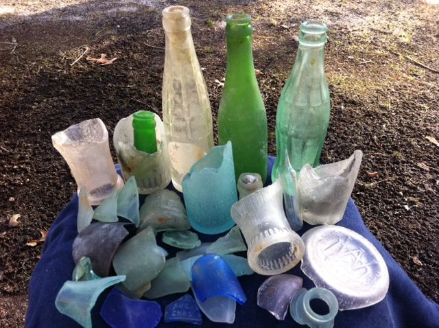 Sandy Hunts give up a bunch of bottles & Sea Glass

Tru Ade 1950's-60's Soda
Sparkle Up 1950's-60's

Partial Jacob Natter 1880's