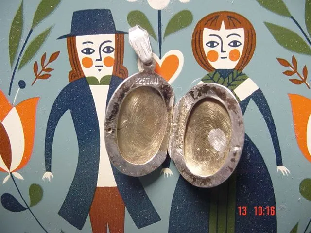 silver locket