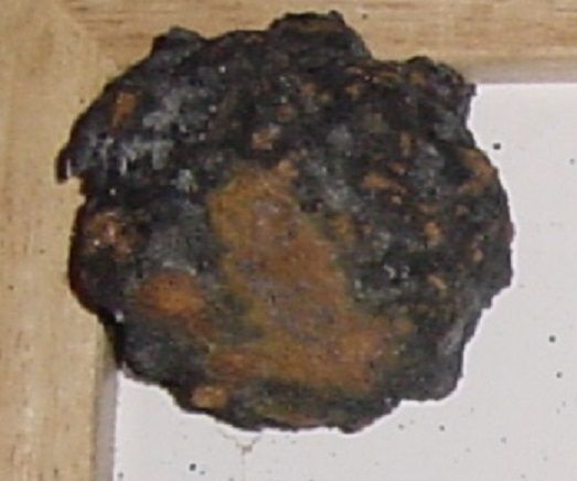 SMALL CANNONBALL FOUND IN CAPECOD WATERS
VERIFIED BY WHYDAH ARCEOLOGIST