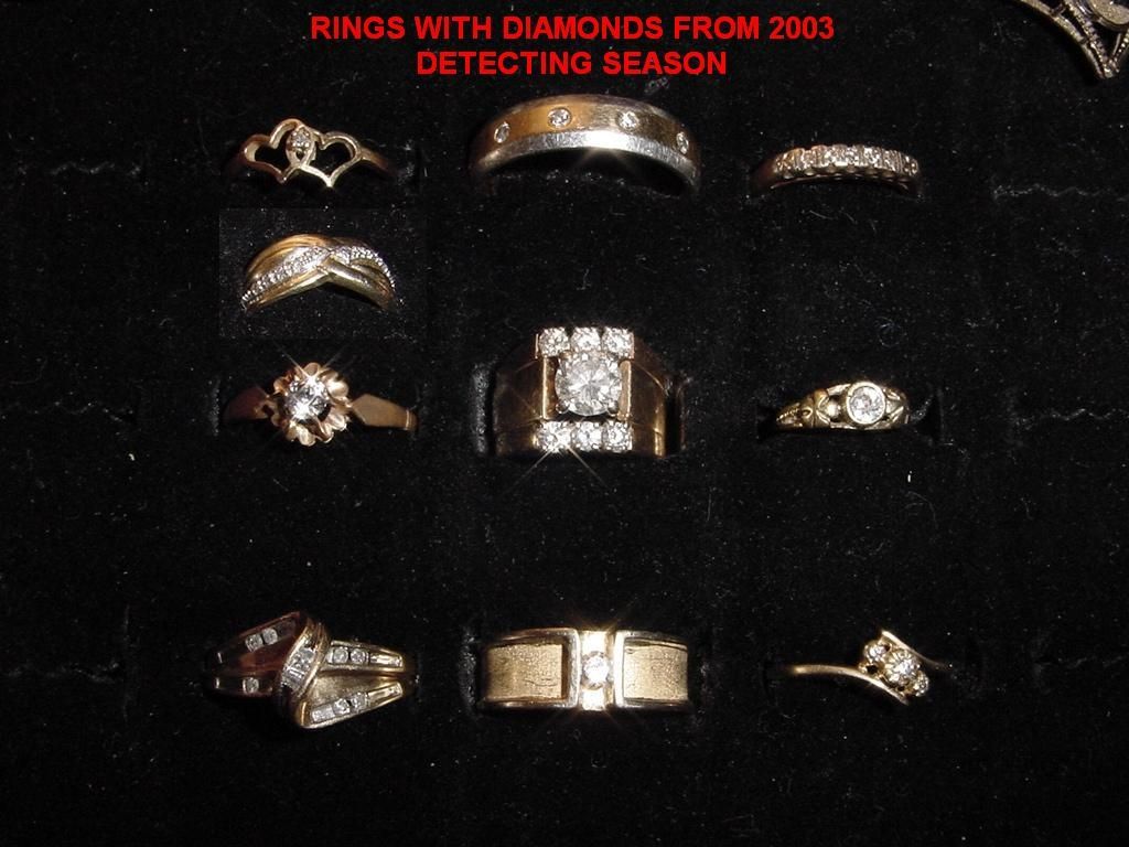 some rings with diamonds from 2003