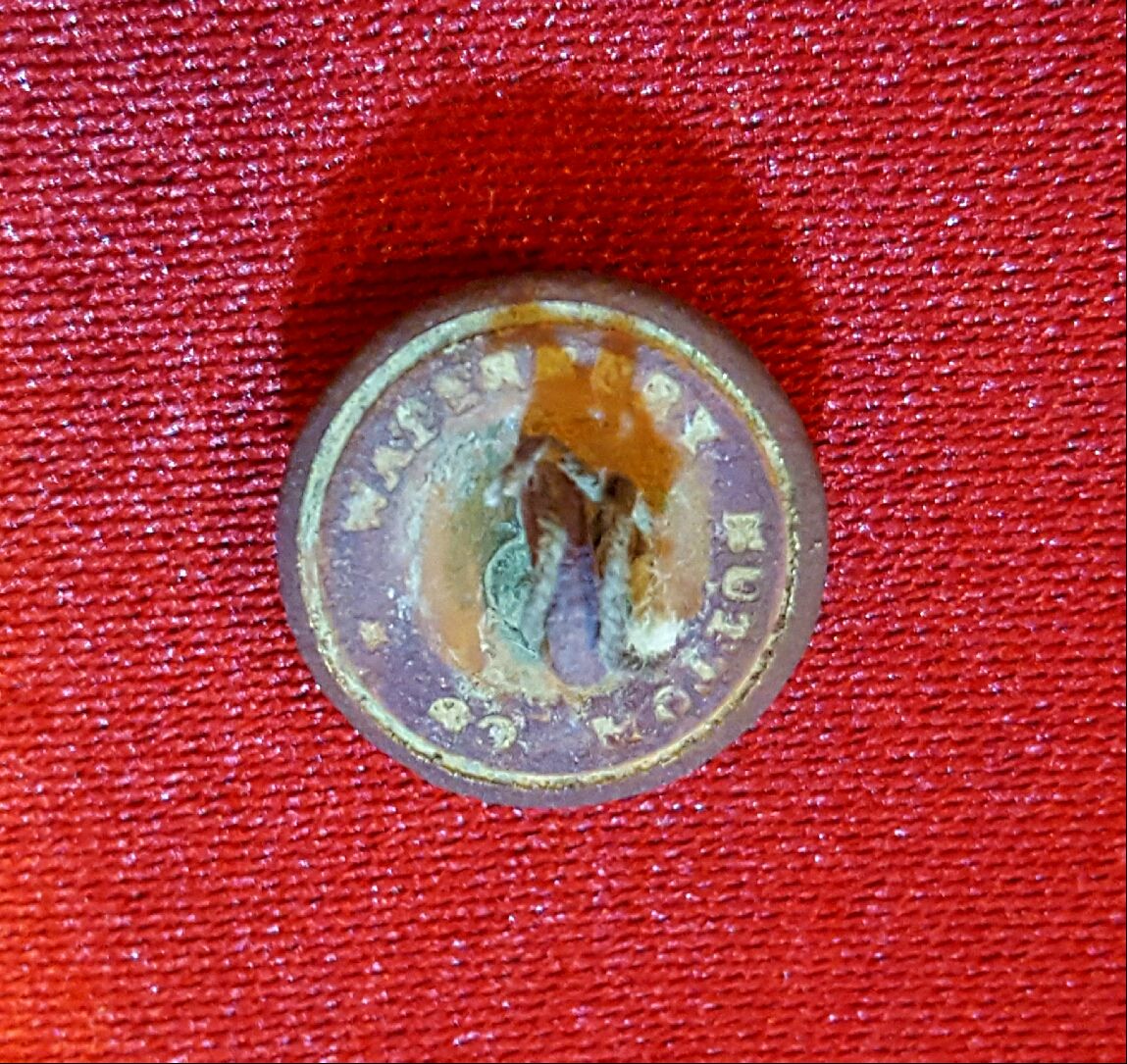 South Carolina staff officers' cuff button.  Probably post-Civil War.