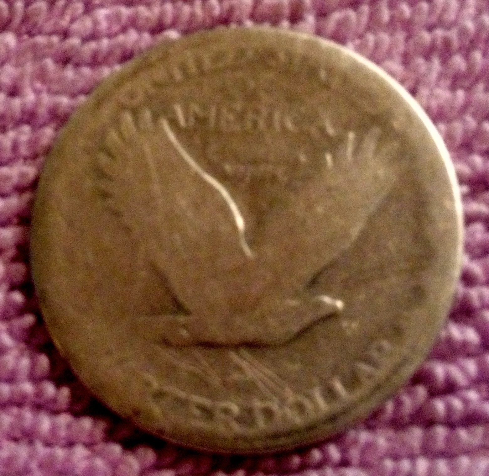 Standing Liberty Quarter
"No Date"
Found 4/29/13
Steens, MS