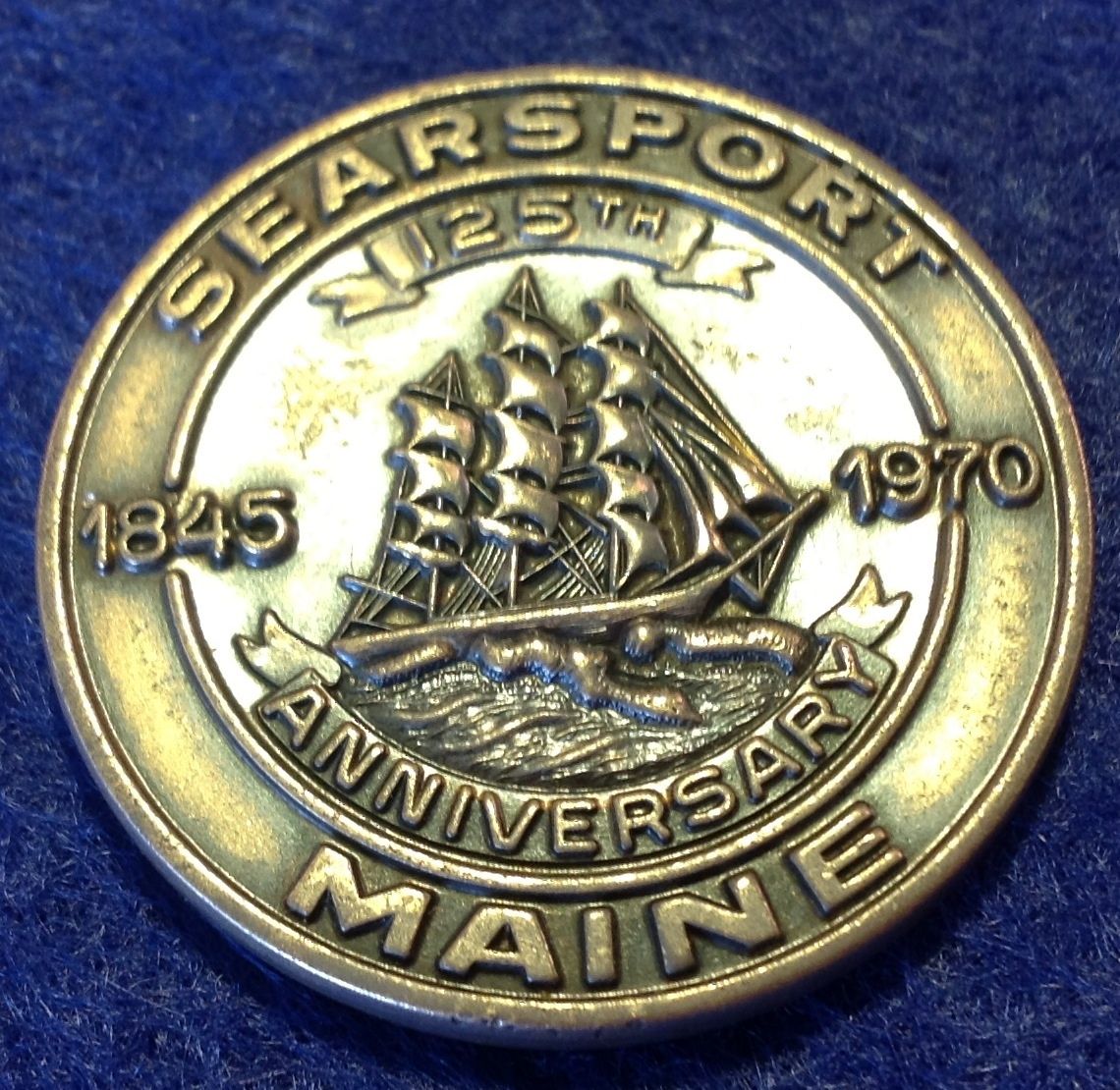 State of Maine Anniversary Token
Found 04/05/13
Columbus, Ms