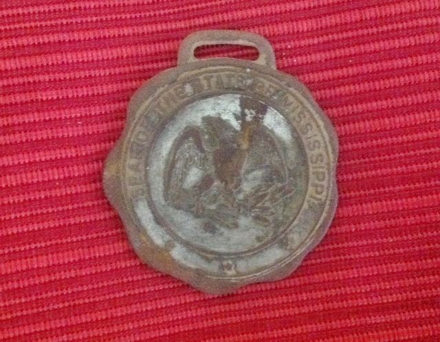 State of Mississippi Watch Fob circa 1890-1910