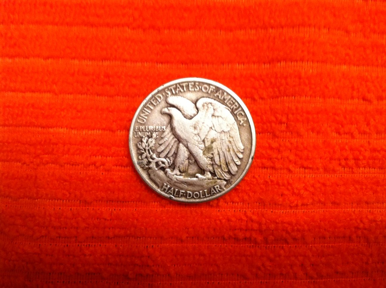 The mint has never produced a more beautiful eagle than the one on the back of the standing liberty half dollar.