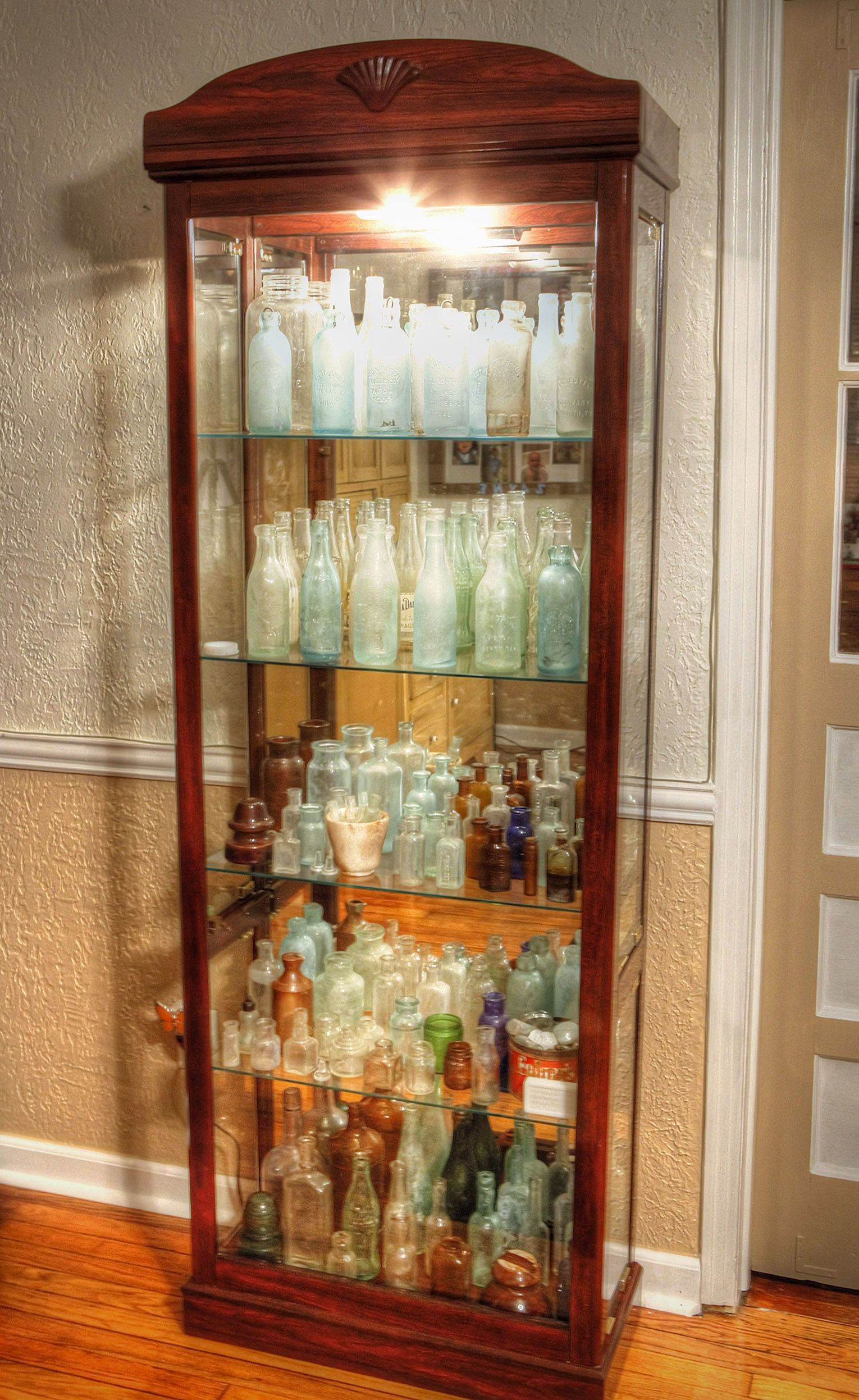 The new bottle display case.