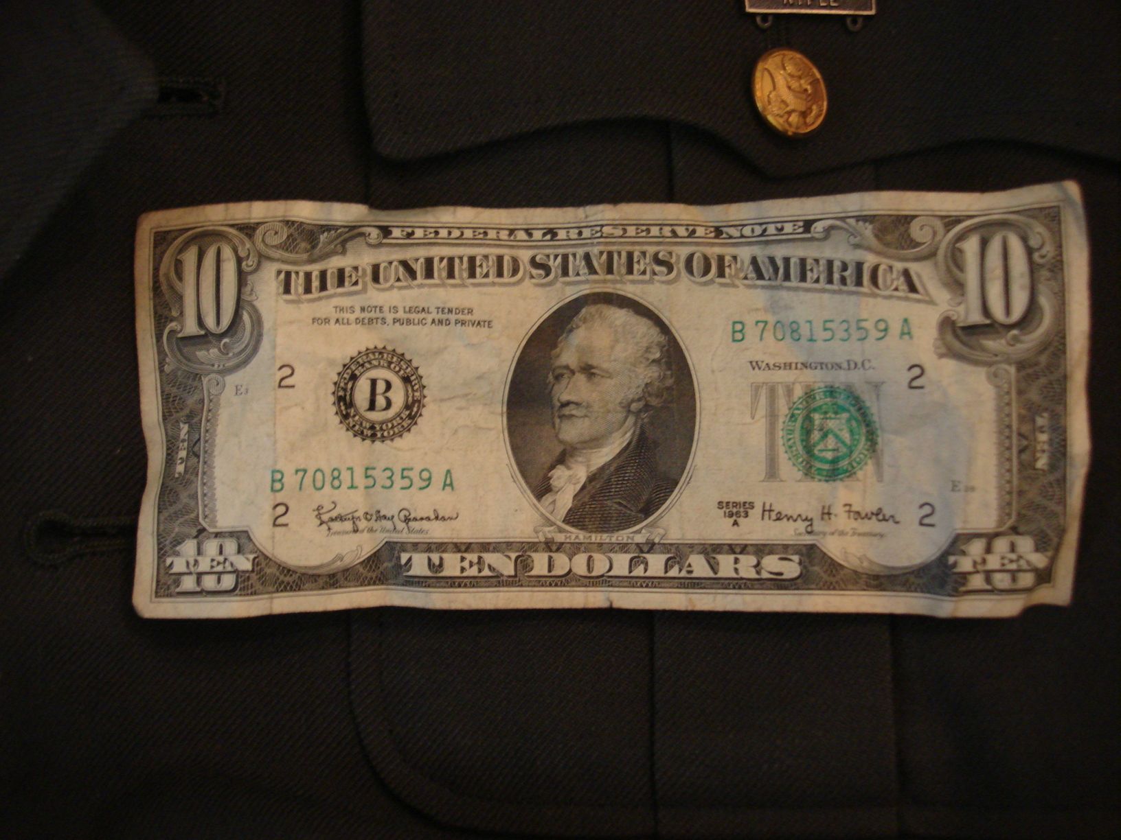 The soldier's $10