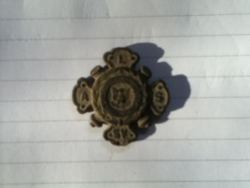 This is a  Sons of veterans of the civil war auxiliary medal. found near an old homestead