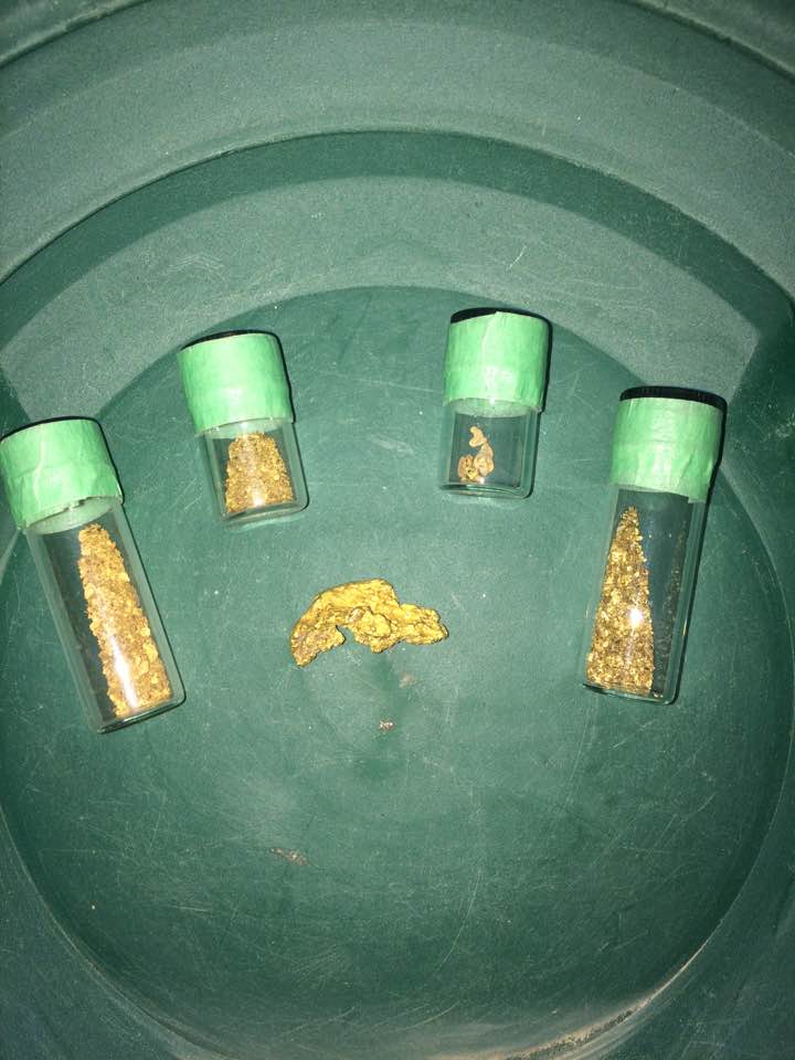 This is from 2016.. 1/4 oz nugget, the small vial to the left is from Colorado the rest is from the Black Hills