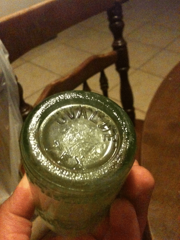 This is the bottom of the bottle. It says "Uvalde Tex"
