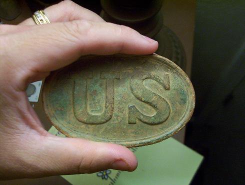 U.S. Belt Plate - Dug 2006 in Virginia