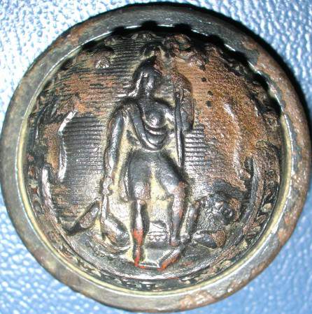 VA. Button - I dug this at Frederickburg VA