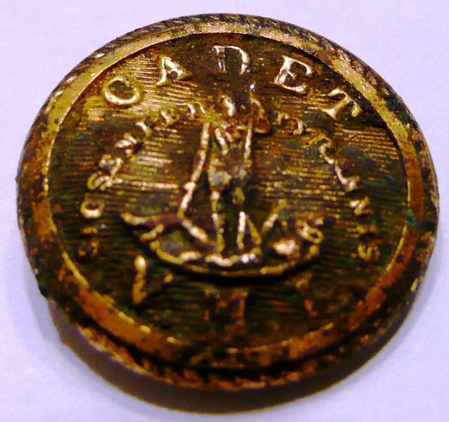 VMI CADET BUTTON 1870