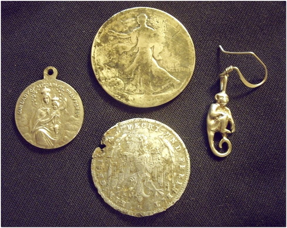 Walking Liberty and a couple other silver items